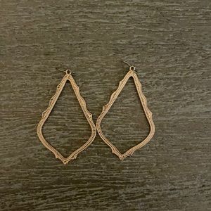 Rose gold Kendra earrings (large)